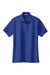Port Authority L500 Womens Silk Touch Wrinkle Resistant Short Sleeve Polo Shirt Royal Blue Flat Front