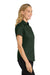 Port Authority L508 Womens Easy Care Wrinkle Resistant Short Sleeve Button Down Shirt Dark Green/Navy Blue Model Side
