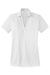 Port Authority L528 Womens Performance Moisture Wicking Short Sleeve Polo Shirt White Flat Front