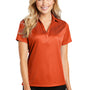Port Authority Womens Performance Moisture Wicking Short Sleeve Polo Shirt - Autumn Orange
