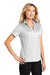 Port Authority L528 Womens Performance Moisture Wicking Short Sleeve Polo Shirt White Model 3q