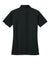 Port Authority L540 Womens Silk Touch Performance Moisture Wicking Short Sleeve Polo Shirt Black Flat Back