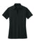 Port Authority L540 Womens Silk Touch Performance Moisture Wicking Short Sleeve Polo Shirt Black Flat Front