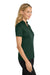 Port Authority L540 Womens Silk Touch Performance Moisture Wicking Short Sleeve Polo Shirt Dark Green Model Side