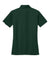 Port Authority L540 Womens Silk Touch Performance Moisture Wicking Short Sleeve Polo Shirt Dark Green Flat Back