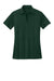 Port Authority L540 Womens Silk Touch Performance Moisture Wicking Short Sleeve Polo Shirt Dark Green Flat Front