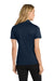 Port Authority L540 Womens Silk Touch Performance Moisture Wicking Short Sleeve Polo Shirt Navy Blue Model Back