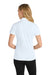 Port Authority L540 Womens Silk Touch Performance Moisture Wicking Short Sleeve Polo Shirt White Model Back