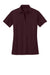 Port Authority L540 Womens Silk Touch Performance Moisture Wicking Short Sleeve Polo Shirt Maroon Flat Front