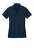 Port Authority L540 Womens Silk Touch Performance Moisture Wicking Short Sleeve Polo Shirt Navy Blue Flat Front