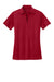 Port Authority L540 Womens Silk Touch Performance Moisture Wicking Short Sleeve Polo Shirt Red Flat Front