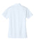 Port Authority L540 Womens Silk Touch Performance Moisture Wicking Short Sleeve Polo Shirt White Flat Back