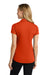 Port Authority L572 Womens Dry Zone Moisture Wicking Short Sleeve Polo Shirt Autumn Orange Model Back