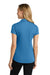 Port Authority L572 Womens Dry Zone Moisture Wicking Short Sleeve Polo Shirt Celadon Blue Model Back