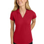 Port Authority Womens Dry Zone Moisture Wicking Short Sleeve Polo Shirt - Engine Red