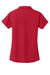 Port Authority L572 Womens Dry Zone Moisture Wicking Short Sleeve Polo Shirt Engine Red Flat Back