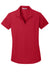 Port Authority L572 Womens Dry Zone Moisture Wicking Short Sleeve Polo Shirt Engine Red Flat Front