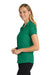 Port Authority L572 Womens Dry Zone Moisture Wicking Short Sleeve Polo Shirt Jewel Green Model Side