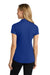 Port Authority L572 Womens Dry Zone Moisture Wicking Short Sleeve Polo Shirt True Royal Blue Model Back