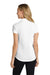 Port Authority L572 Womens Dry Zone Moisture Wicking Short Sleeve Polo Shirt White Model Back