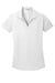 Port Authority L572 Womens Dry Zone Moisture Wicking Short Sleeve Polo Shirt White Flat Front