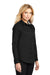 Port Authority L608 Womens Easy Care Wrinkle Resistant Long Sleeve Button Down Shirt Black 3Q