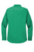 Port Authority L608 Womens Easy Care Wrinkle Resistant Long Sleeve Button Down Shirt Court Green Flat Back