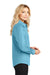 Port Authority L608 Womens Easy Care Wrinkle Resistant Long Sleeve Button Down Shirt Maui Blue Side