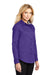 Port Authority L608 Womens Easy Care Wrinkle Resistant Long Sleeve Button Down Shirt Purple 3Q