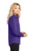 Port Authority L608 Womens Easy Care Wrinkle Resistant Long Sleeve Button Down Shirt Purple Side