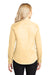 Port Authority L608 Womens Easy Care Wrinkle Resistant Long Sleeve Button Down Shirt Yellow Back