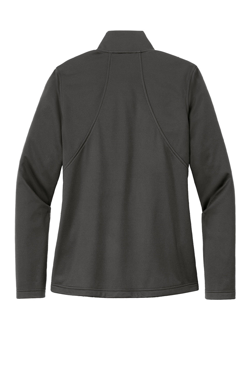 Port Authority L617 Womens Water Resistant Flexshell Full Zip Jacket Steel Grey Flat Back