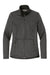 Port Authority L617 Womens Water Resistant Flexshell Full Zip Jacket Steel Grey Flat Front