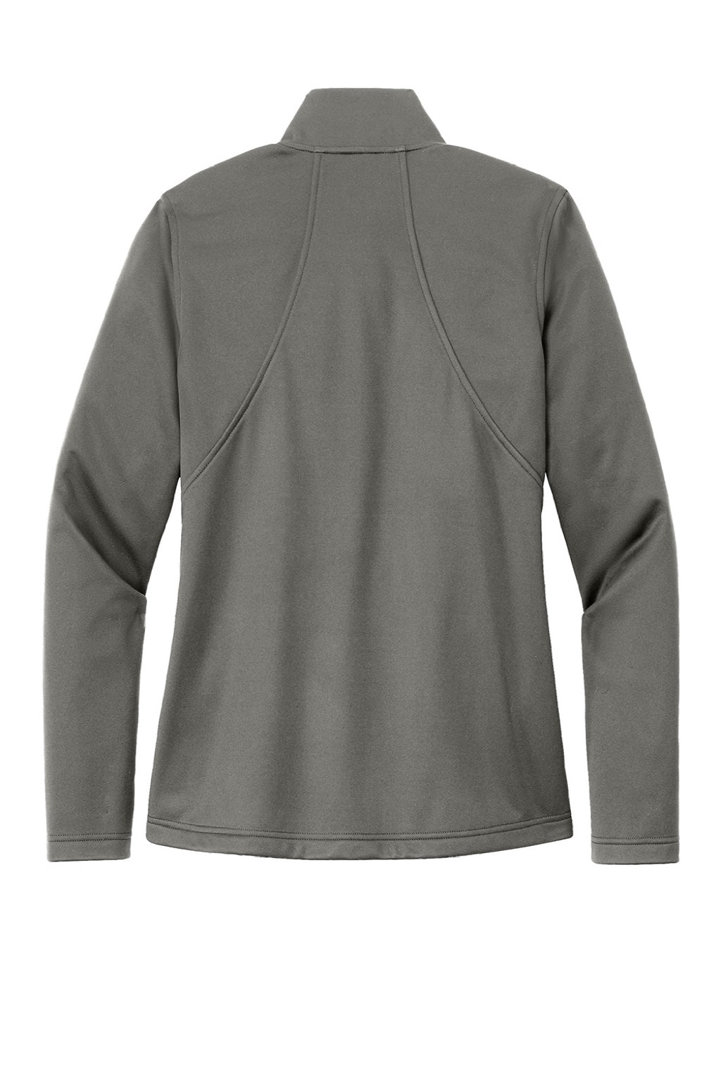 Port Authority L617 Womens Water Resistant Flexshell Full Zip Jacket Smoke Grey Flat Back