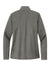 Port Authority L617 Womens Water Resistant Flexshell Full Zip Jacket Smoke Grey Flat Back