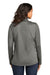 Port Authority L617 Womens Water Resistant Flexshell Full Zip Jacket Smoke Grey Model Back