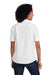Port Authority L659 Womens SuperPro Oxford Wrinkle Resistant Short Sleeve Button Down Shirt w/ Pocket White Model Back