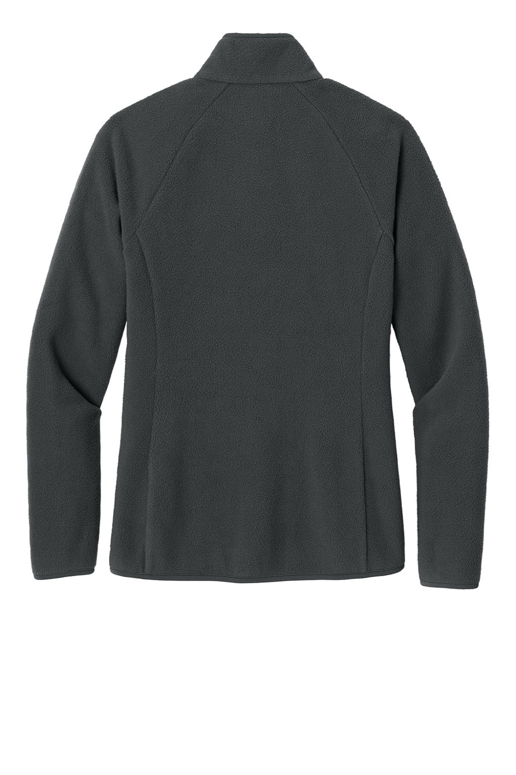 Port Authority L700 Womens C-FREE Raglan Pill Resistant Fleece Full Zip Jacket Steel Grey Flat Back