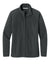 Port Authority L700 Womens C-FREE Raglan Pill Resistant Fleece Full Zip Jacket Steel Grey Flat Front