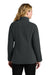Port Authority L700 Womens C-FREE Raglan Pill Resistant Fleece Full Zip Jacket Steel Grey Model Back