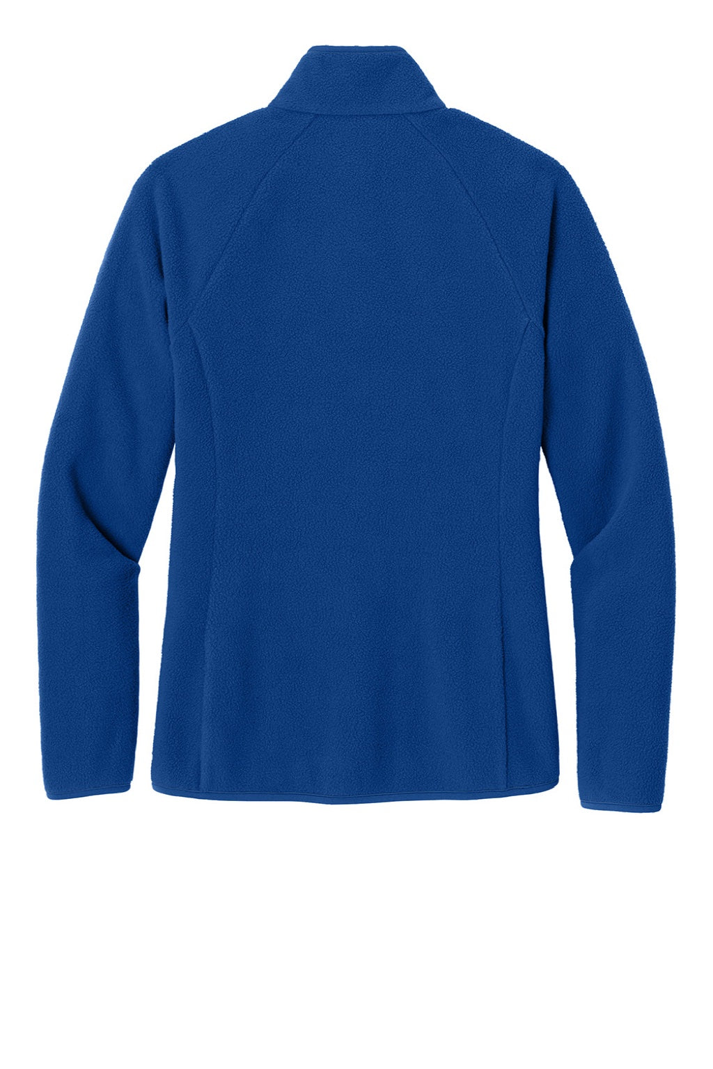Port Authority L700 Womens C-FREE Raglan Pill Resistant Fleece Full Zip Jacket True Royal Blue Flat Back