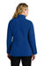 Port Authority L700 Womens C-FREE Raglan Pill Resistant Fleece Full Zip Jacket True Royal Blue Model Back