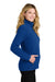 Port Authority L700 Womens C-FREE Raglan Pill Resistant Fleece Full Zip Jacket True Royal Blue Model Side