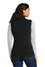 Port Authority L702 Womens C-FREE Fleece Full Zip Vest Deep Black Model Back