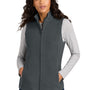 Port Authority Womens C-FREE Fleece Full Zip Vest - Steel Grey - COMING SOON
