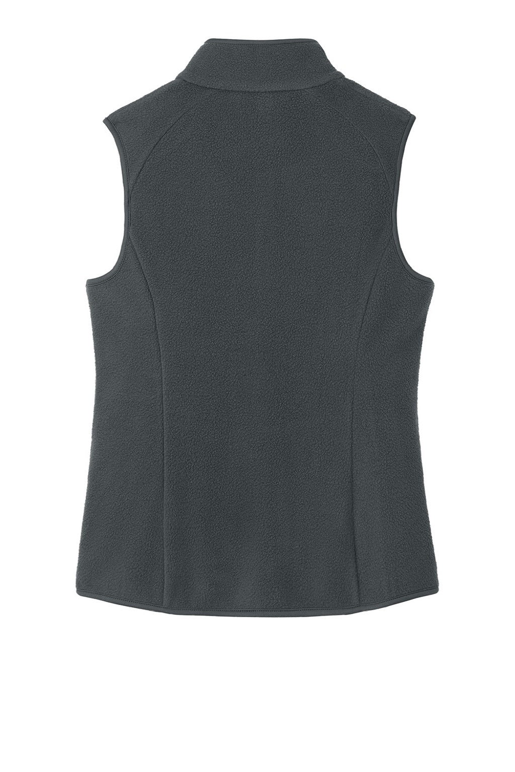 Port Authority L702 Womens C-FREE Fleece Full Zip Vest Steel Grey Flat Back