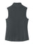 Port Authority L702 Womens C-FREE Fleece Full Zip Vest Steel Grey Flat Back