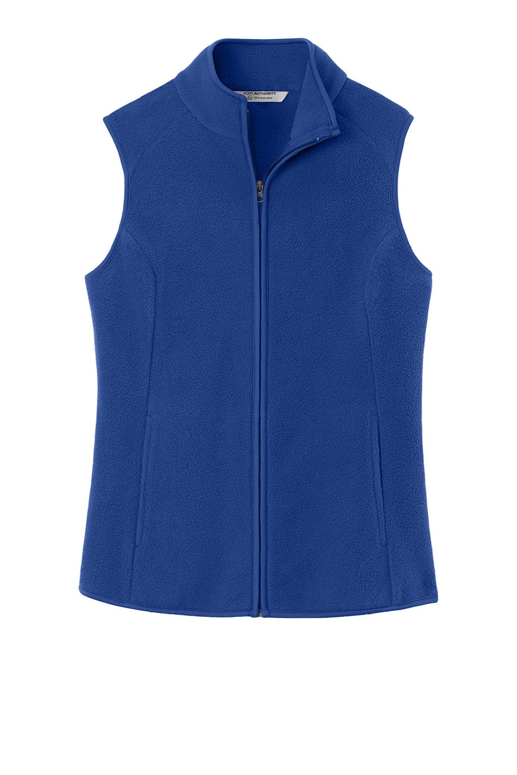 Port Authority L702 Womens C-FREE Fleece Full Zip Vest True Royal Blue Flat Front