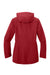 Port Authority L714 Womens C-FREE Water Resistant Full Zip Hooded Rain Jacket Rich Red Flat Back