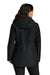 Port Authority L721 Womens Insulated Ripstop Full Zip Hooded Jacket Deep Black Model Back